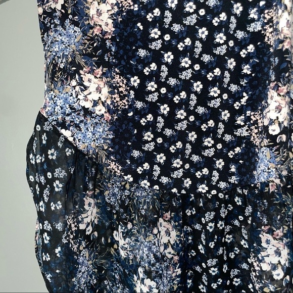 BCBG Generation Floral Tiered Blouse - Picture 2 of 8